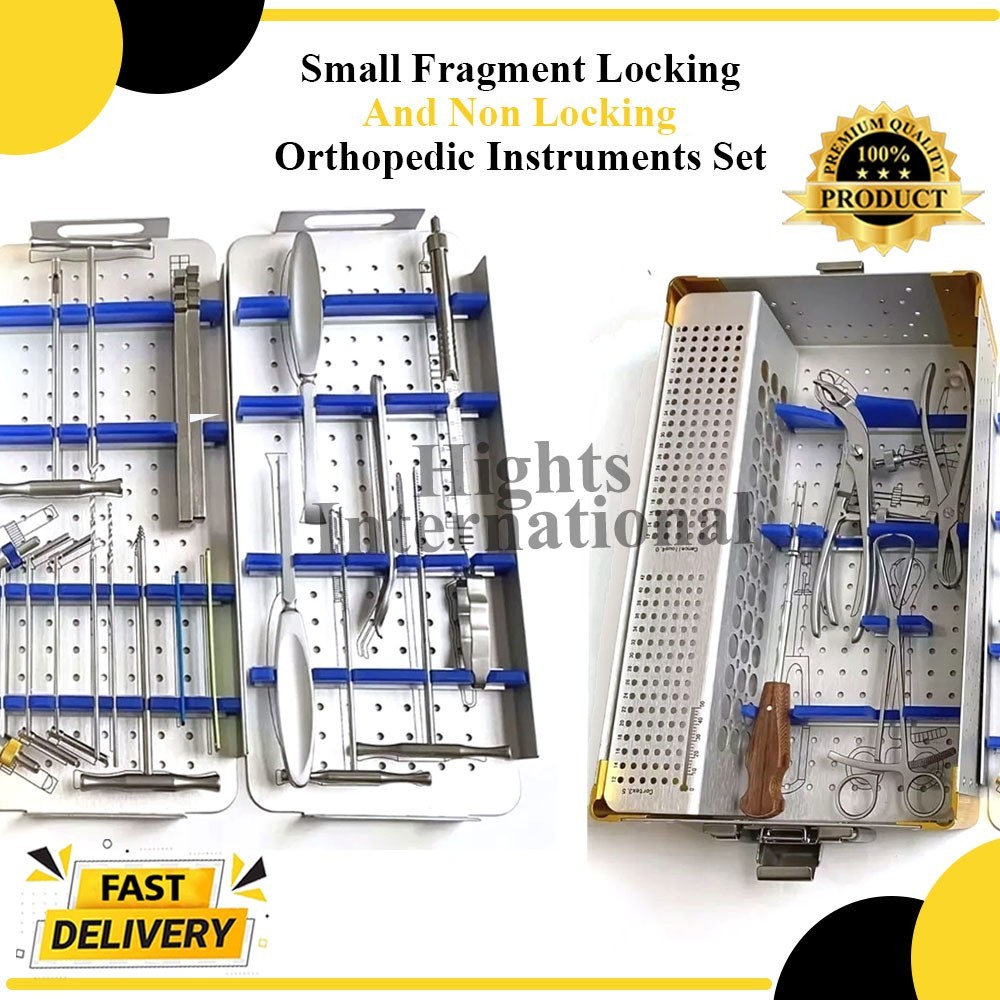 Small Fragment Set Locking And Non locking Instruments Orthopedic Set