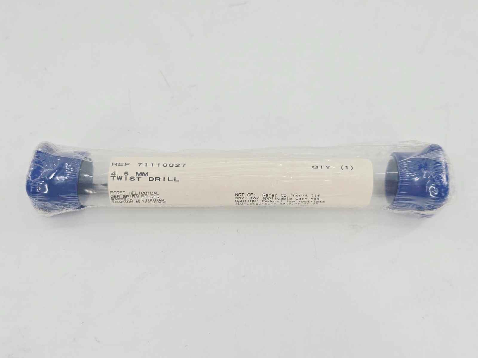 Smith & Nephew 71110027 4.5mm Twist Drill Bit 1/EA