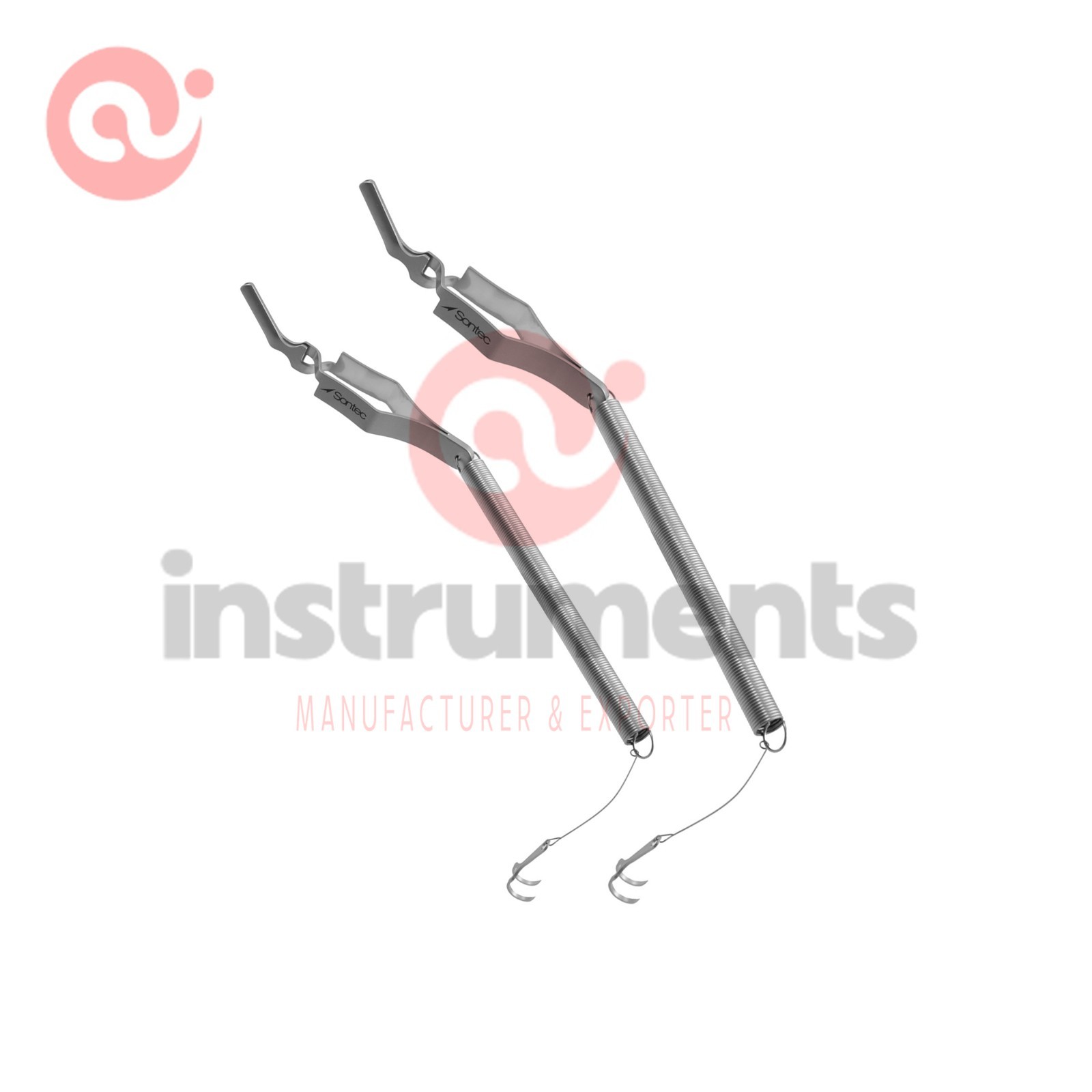 YASARGIL GALEA Spring Hook 4pcs set length 31 & 41 cm Surgical Instrument By Ai