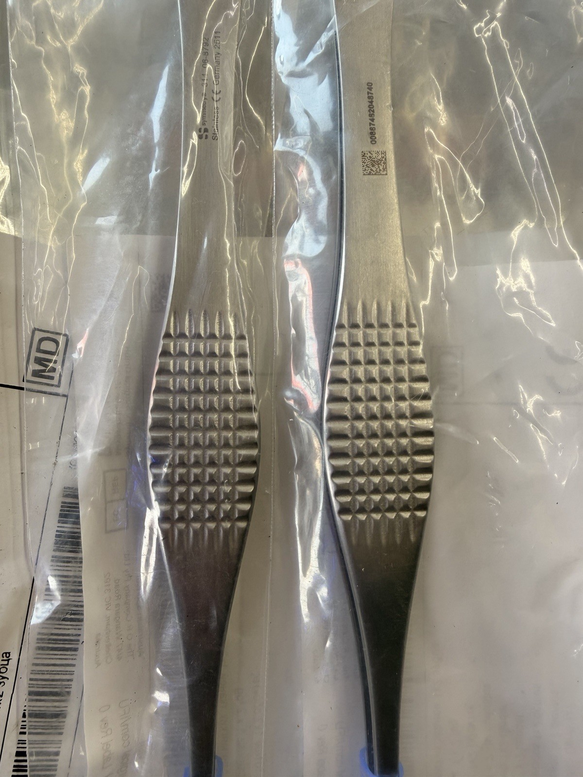 Symmetry FERRIS-SMITH Tissue Forceps 2511314 1×2 Teeth Lot Of 2