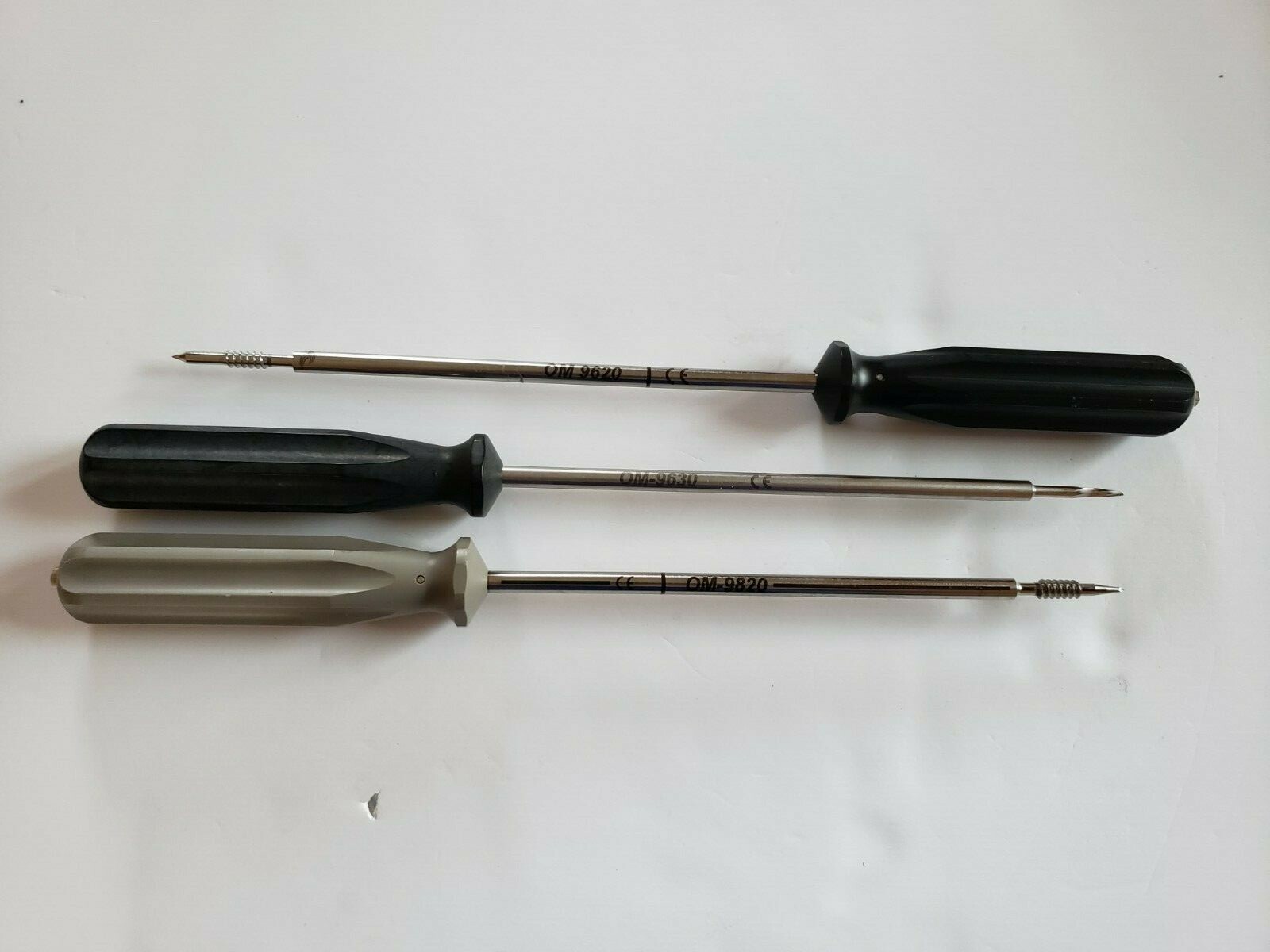Lot Of 3 Medical Punch Tap OM-9630,OM-9620 And Anchor Extraction Tool OM-9820