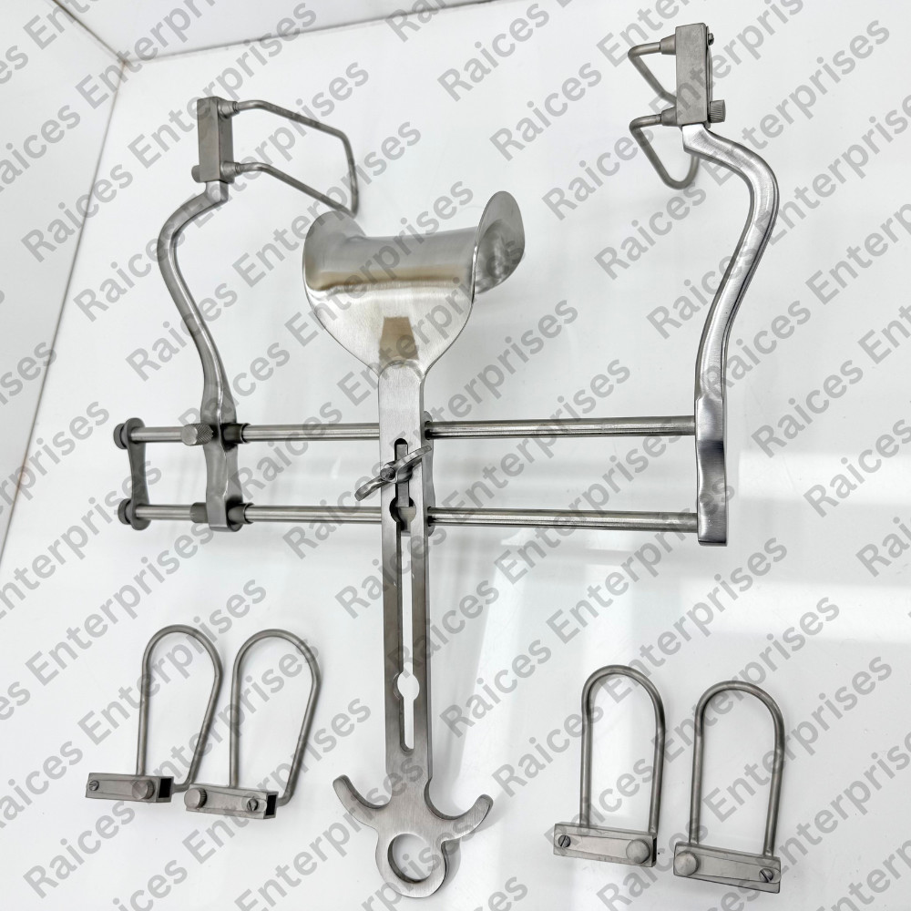 Balfour Abdominal Retractor Self Retaining Adjustable Side Blades Size 10″
