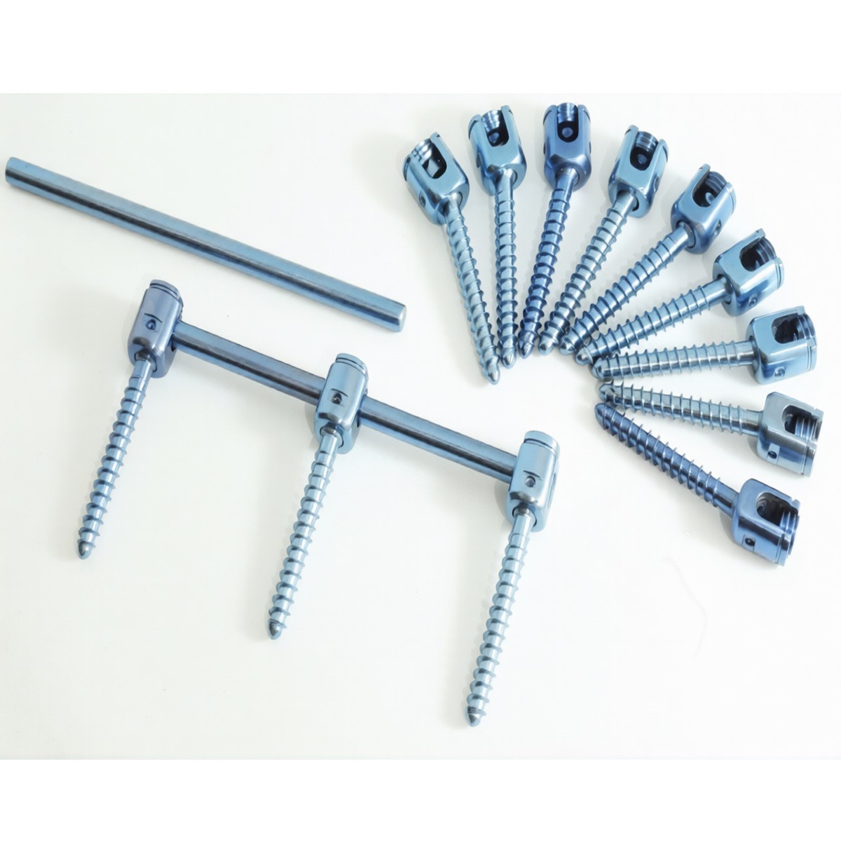 Posterior Spine System Pedicle Screw And Rod Spine 5.5 mm 14 PCs Set Chaghi Trad