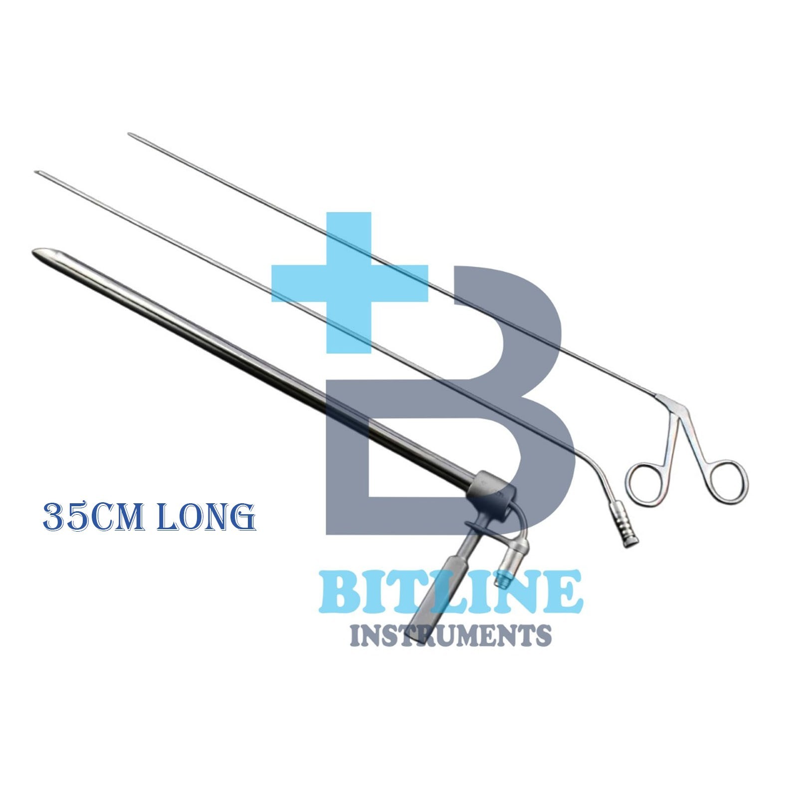 Jesperg Esophagoscope Rod Cervical Esophageal Foreign Body Removal Set of 3 Pcs