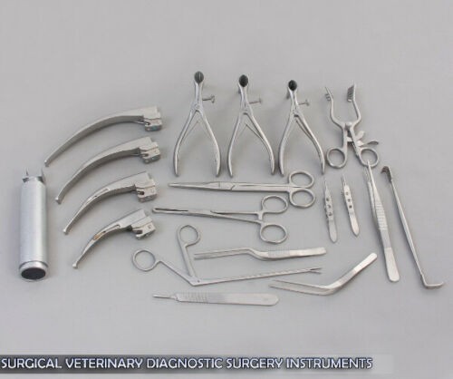 29 Pcs Set Of Ent Surgical Veterinary Diagnostic Surgery Instruments