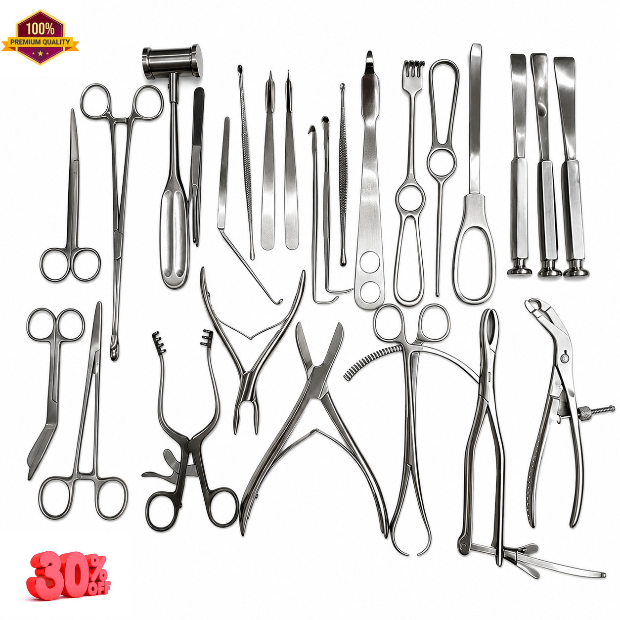 Basic Orthopedic Surgery Kit German Orthopedic Surgical instruments Set of 25 PC