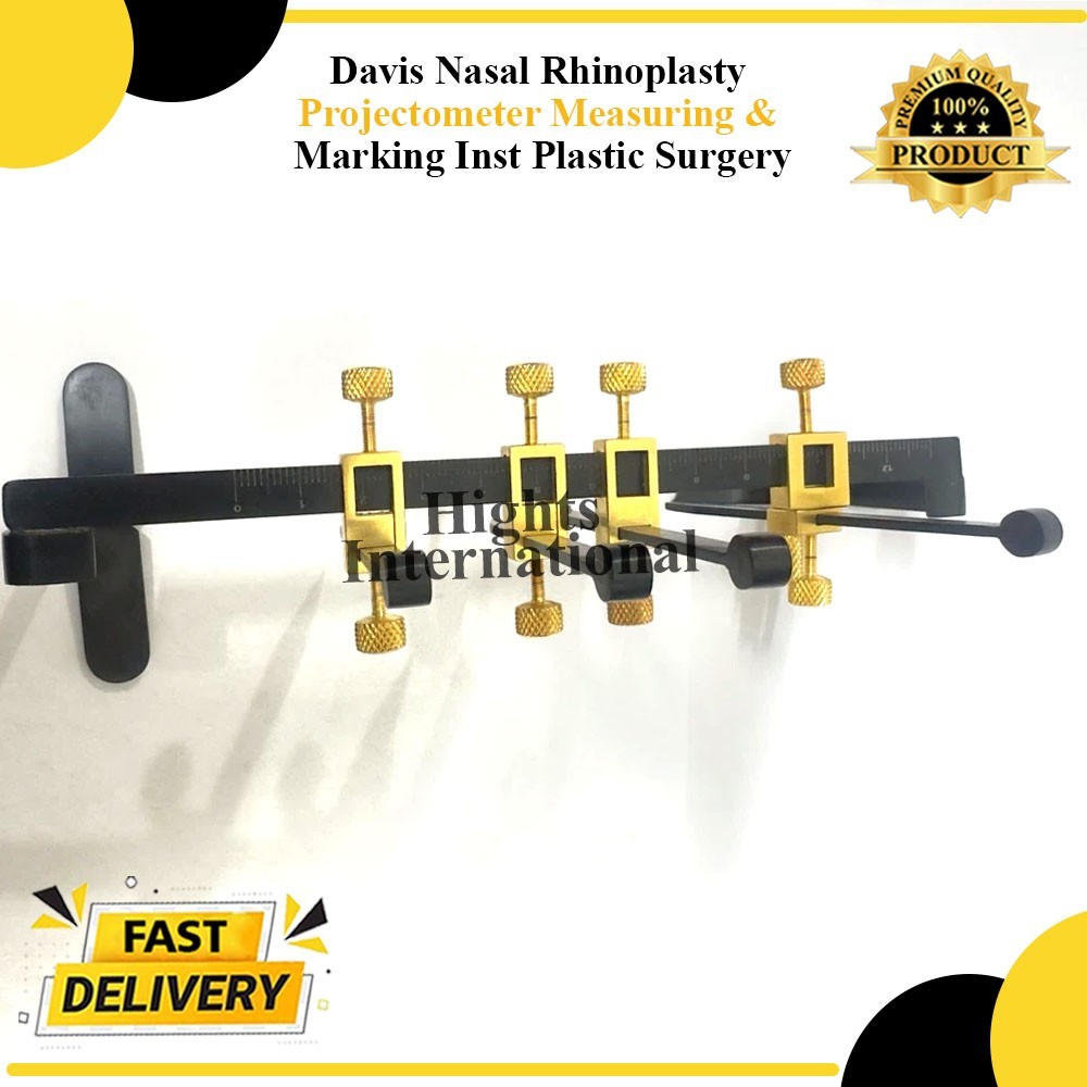 Davis Nasal Rhinoplasty Projectometer Measuring & Marking Inst Plastic Surgery