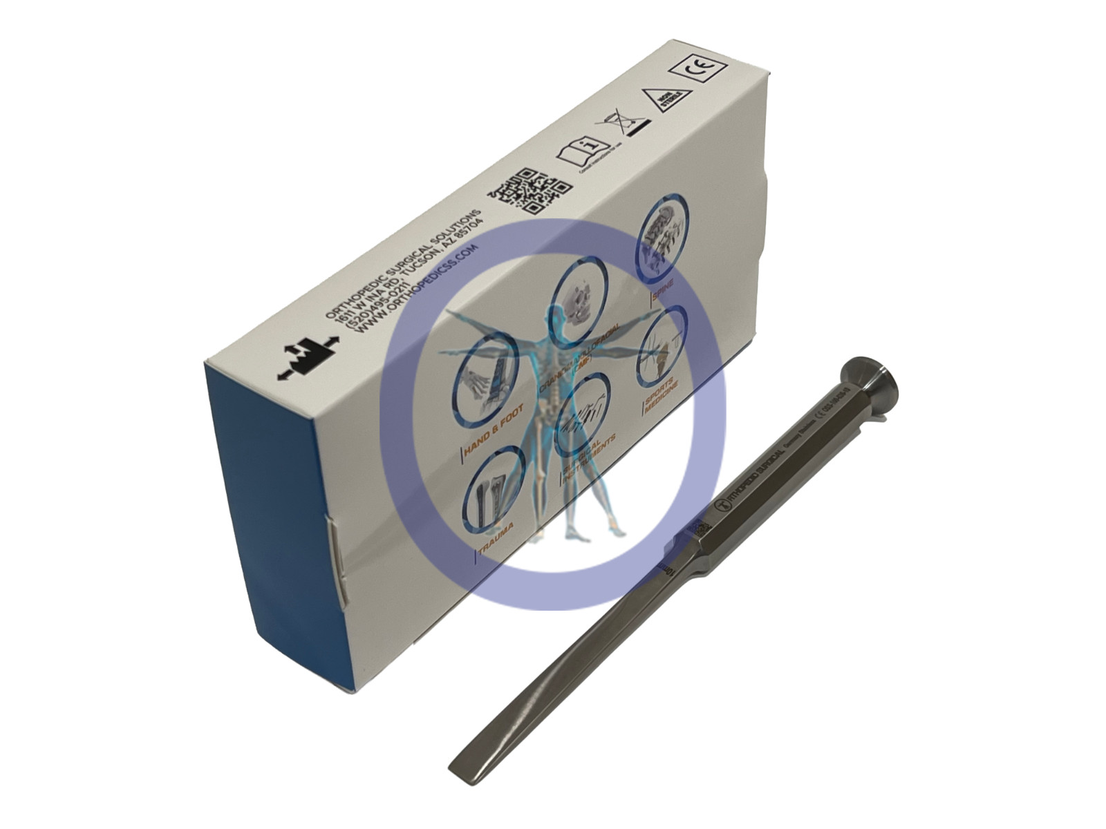Orthopedic Surgical Stille Osteotome 8” Straight, 10mm *NEW*