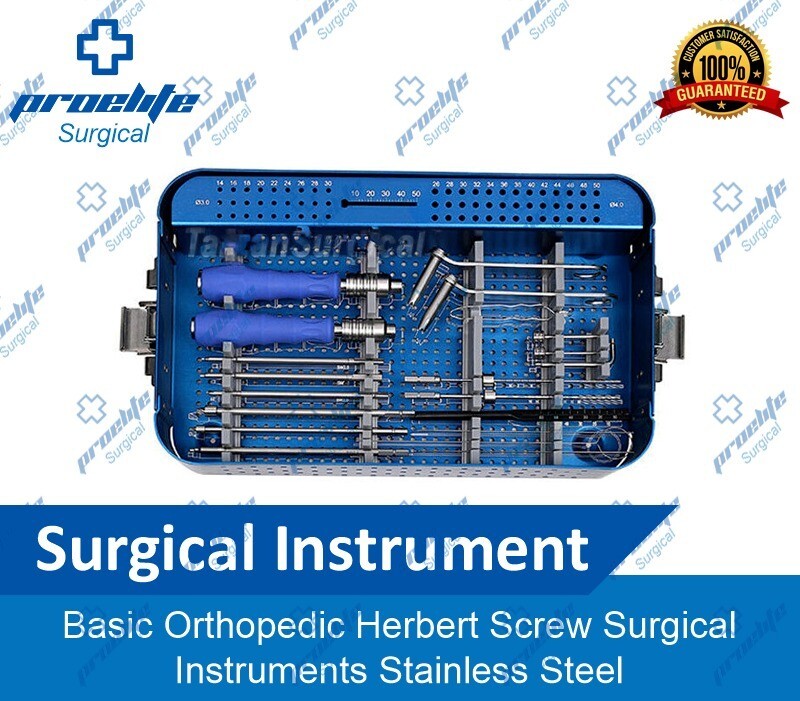 Basic Orthopedic Herbert Screw Surgical Instruments Stainless Steel