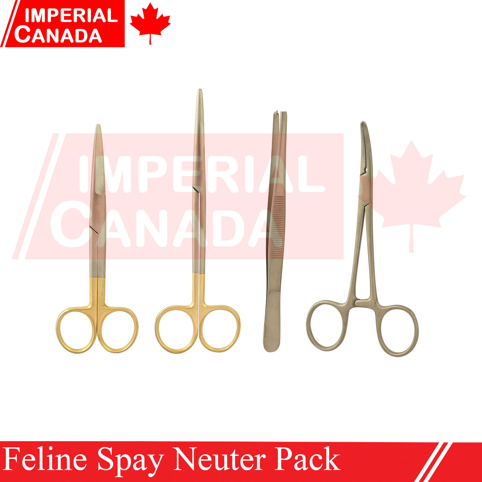 Feline Spay Neuter Pack Soft Tissue Ovaries Removal Laparoscopic 32Piece DS-1638