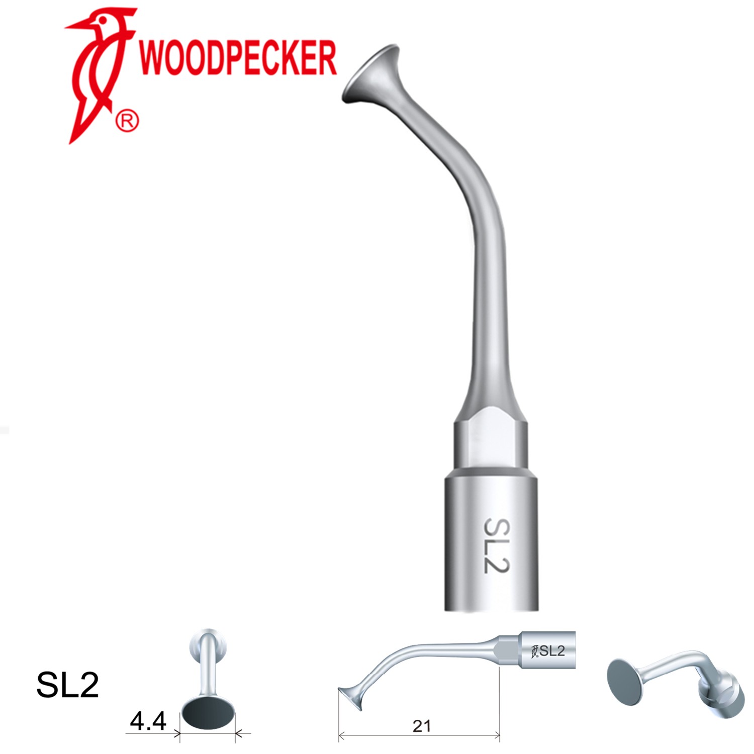 Woodpecker Piezo Sinus Lifting Tips SL2 for Surgic Smart & AI Surgery