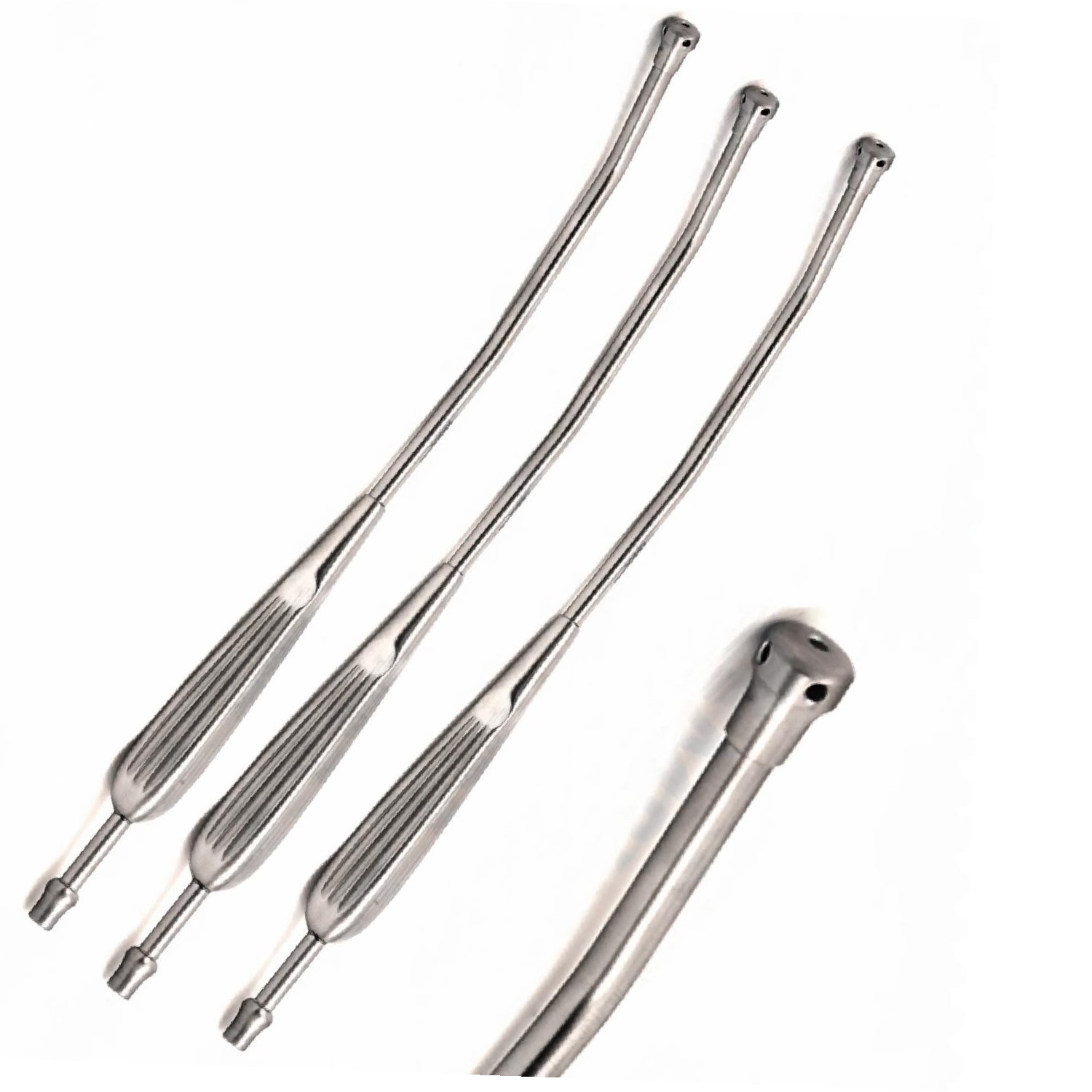 3x Long Suction Tubes 45cm | Thoracic VAT Surgery Set | Reusable Aspirator