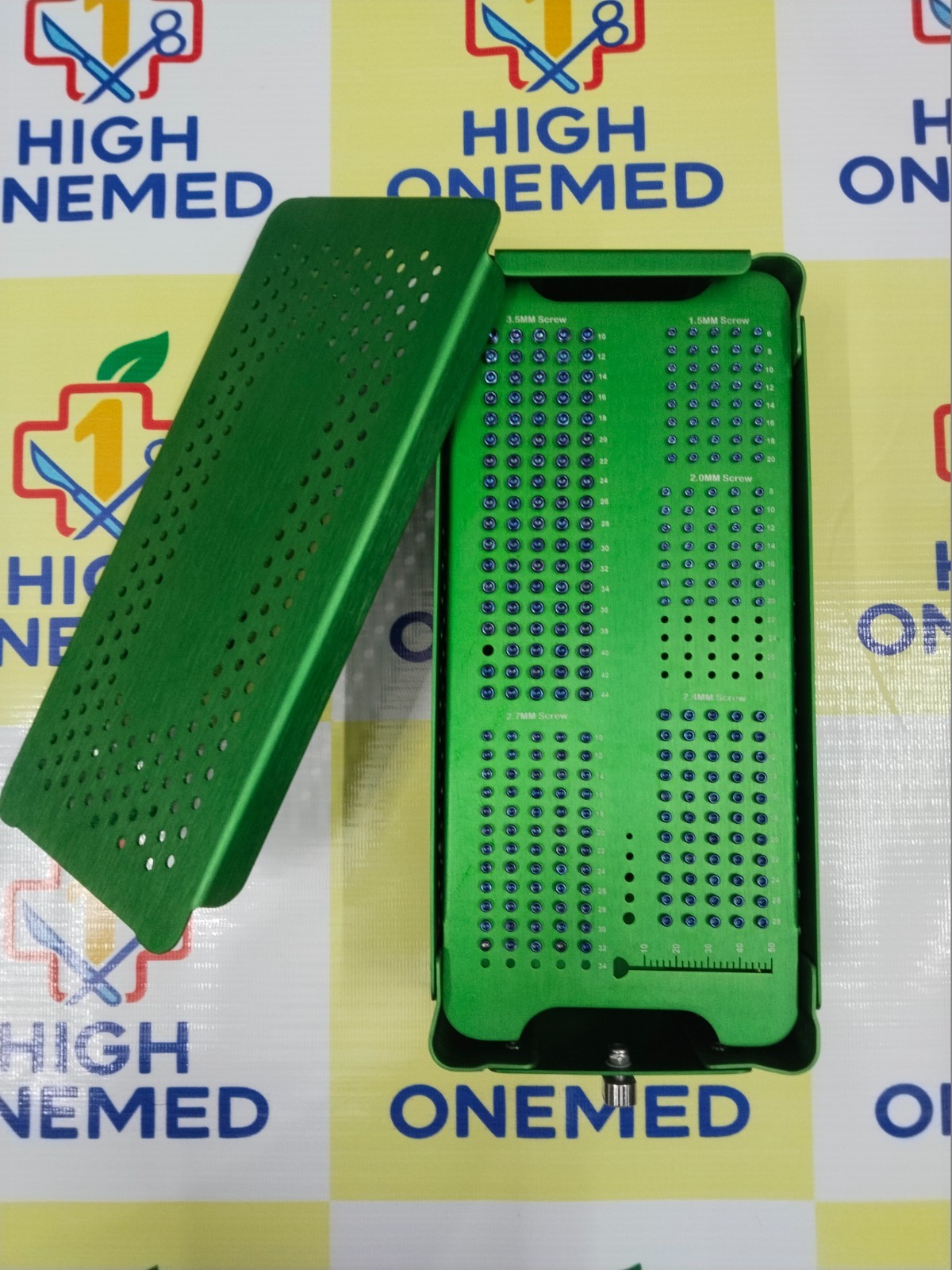 Veterinary Locking Screw Box 1.5/2.0/2.4/2.7/3.5MM Screws 306 Pcs Set Titanium