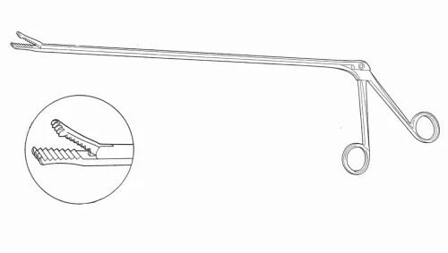 Barron Hemorrhoidal Grasping Forceps, 10″, Serrated Jaws, Premium Stainless