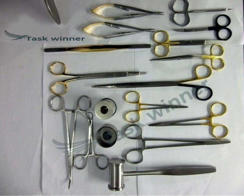 Basic plastic surgery instruments set