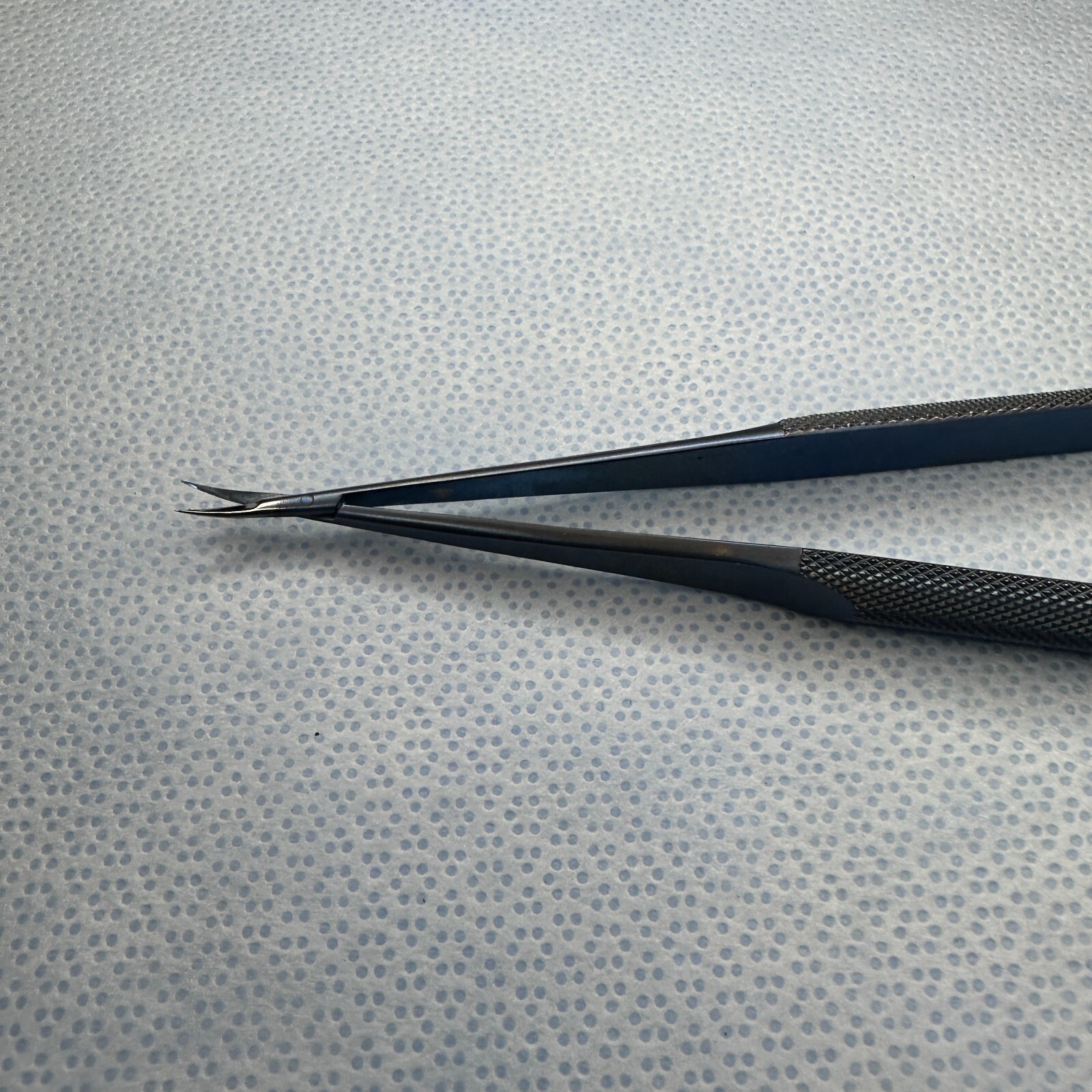 Symmetry Surgical 80-1721 Rhoton Scissors Curved Tip Neuro