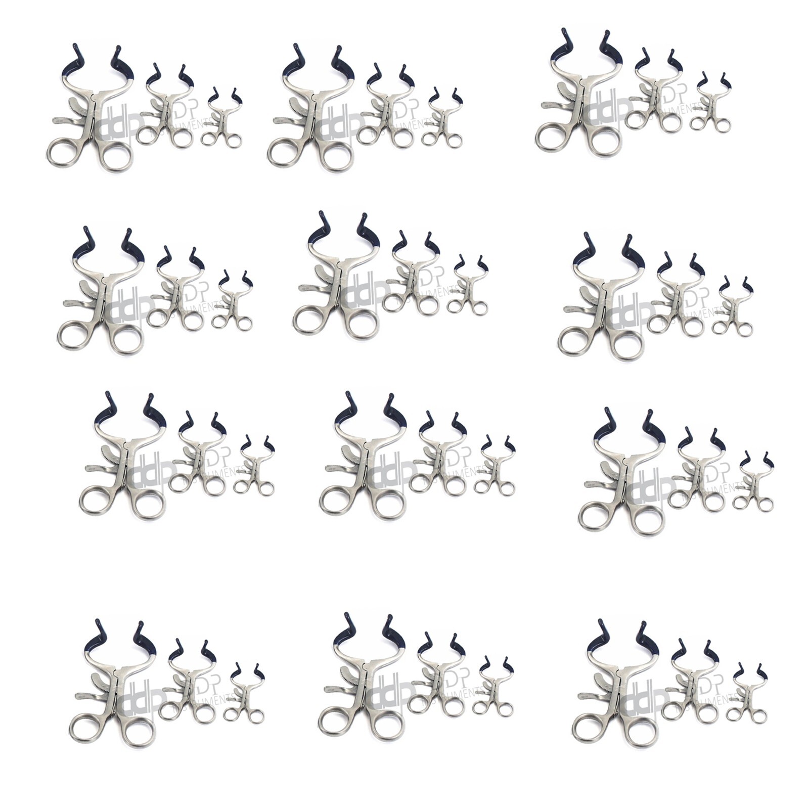 Lot Of 11 Sets Dental Mouth Gag 3.5″ 4.5″ 5.5″ DIP Molt Mouth Opener Surgical