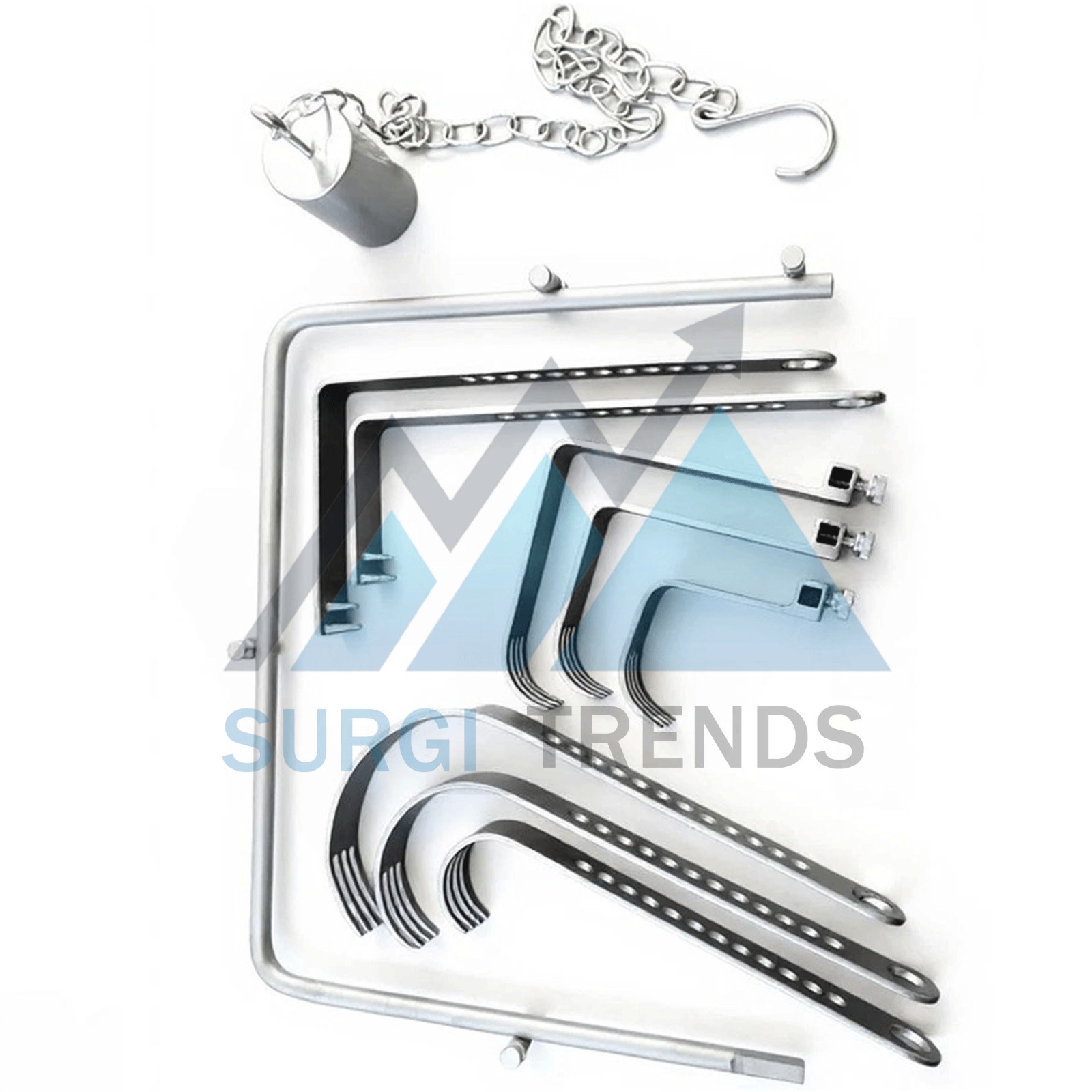 Charnley Initial Incision Retractor Complete Set of 10 Pcs Surgical Instruments