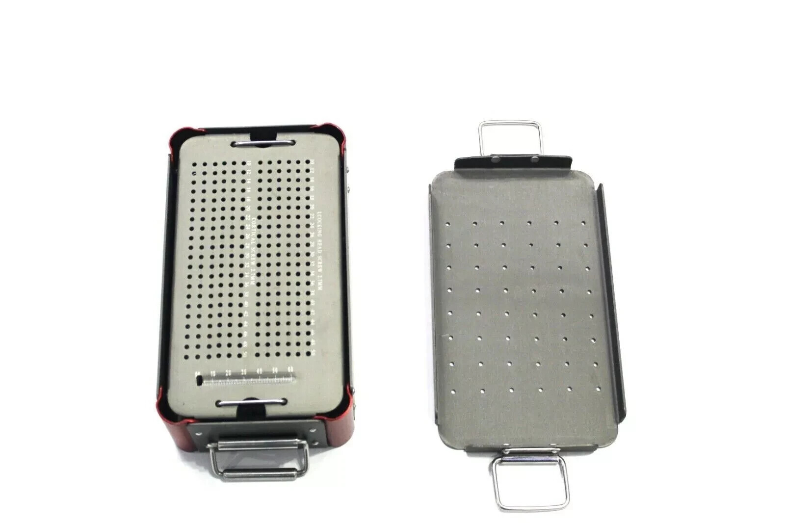 Orthopedic Empty Case Box For 2.7 mm Cortical Screw Surgical Instrument