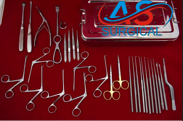 Endoscopic ENT Instruments Complete Set Of 30 Pcs High Quality
