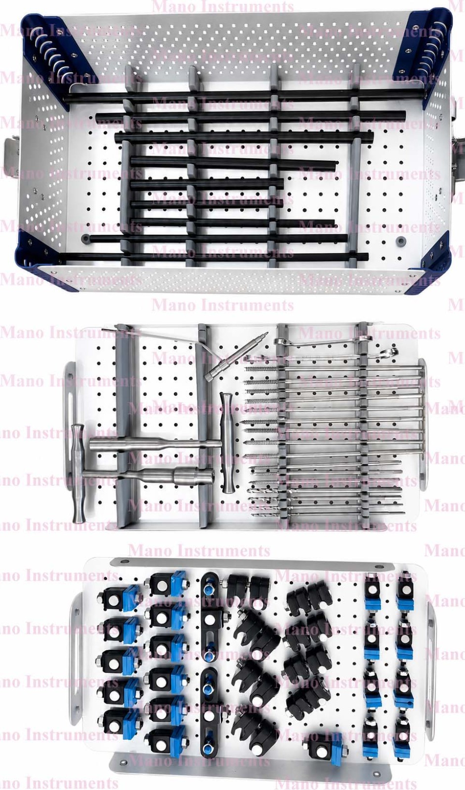External Fixator Orthopedic Surgical Instrument Set Stainless Steel Manual Set