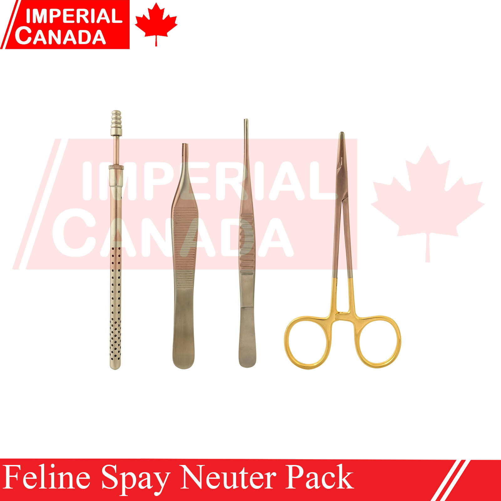 Feline Spay Neuter Pack Soft Tissue Ovaries Removal Laparoscopic 32Piece DS-1638
