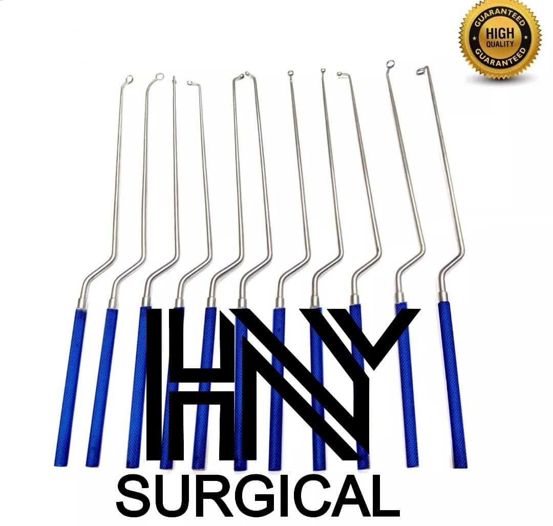Hardy Pituitary Neuro Curettes Set Of 11 Surgical Instruments Transsphenoidal