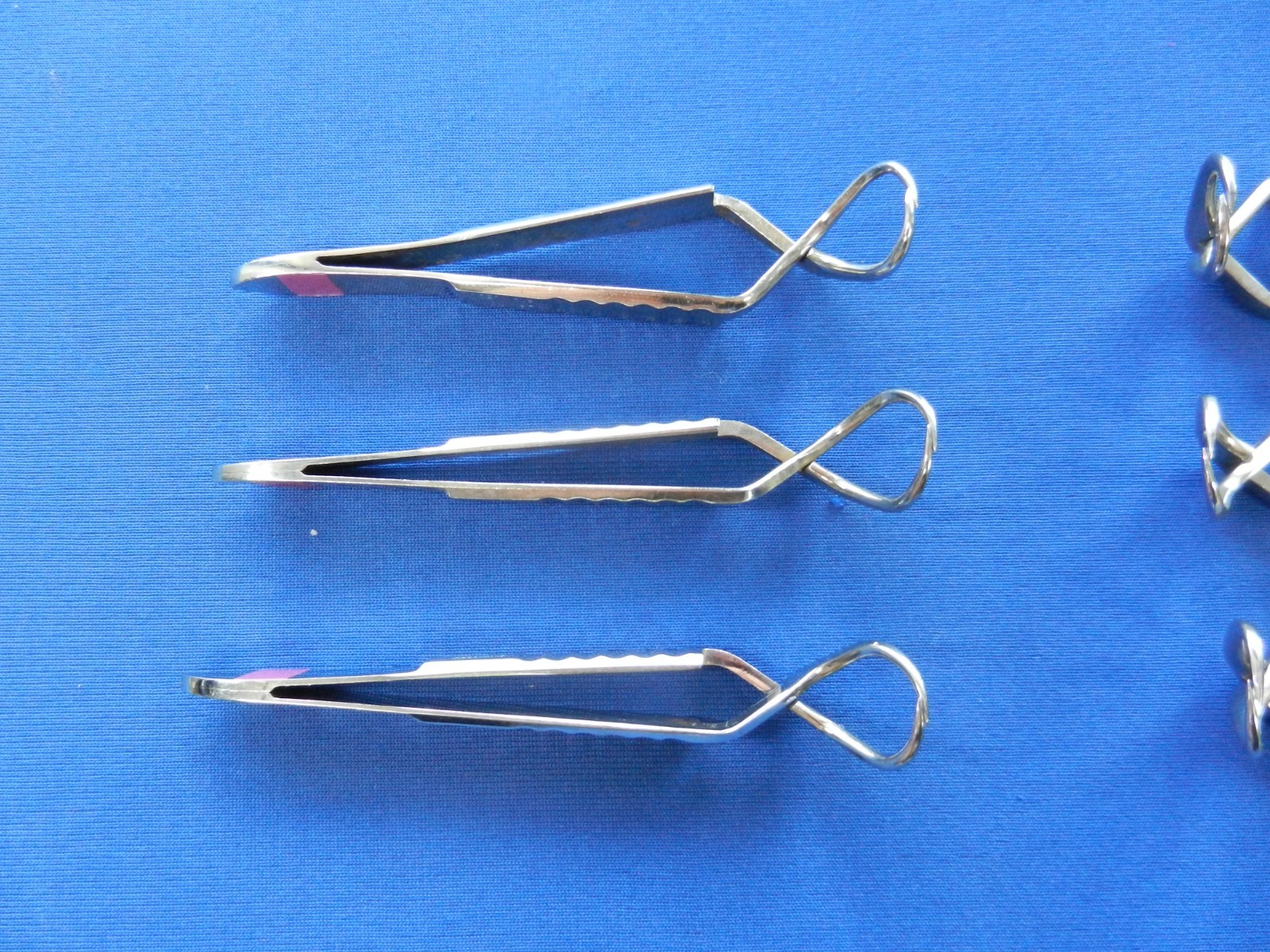 E7285 Lawton Sklar Miltex Lot of 6 Jones Towel Forceps