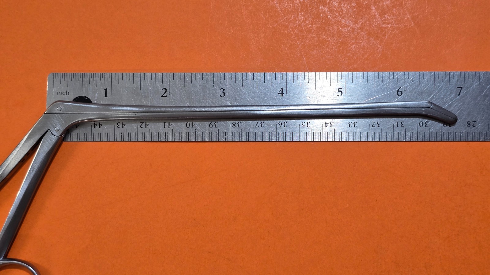 Zimmer Orthopedic Love Pituitary Rongeurs 4x10mm Down Angled 7″ Shaft