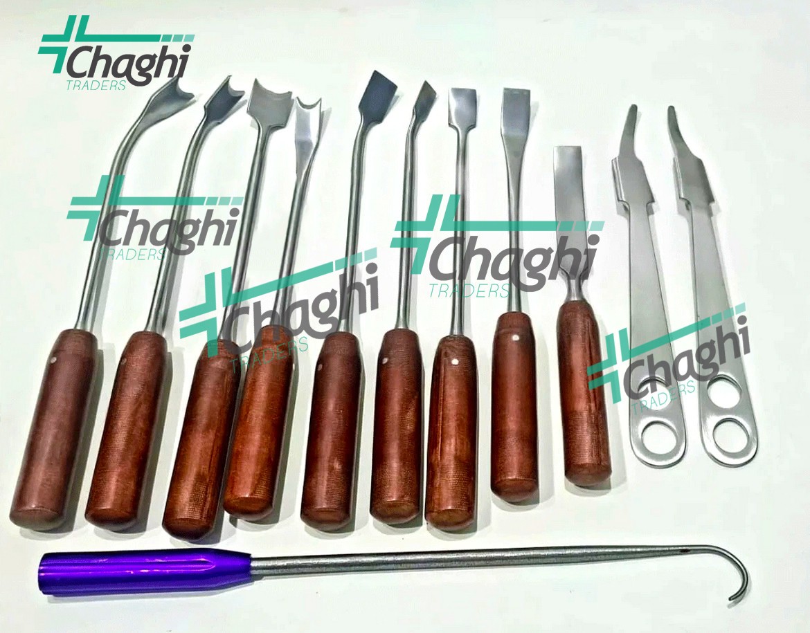 Periacetabular Osteotmy Orthopedic Instruments set of 12 pcs A+ Quality Chaghi T