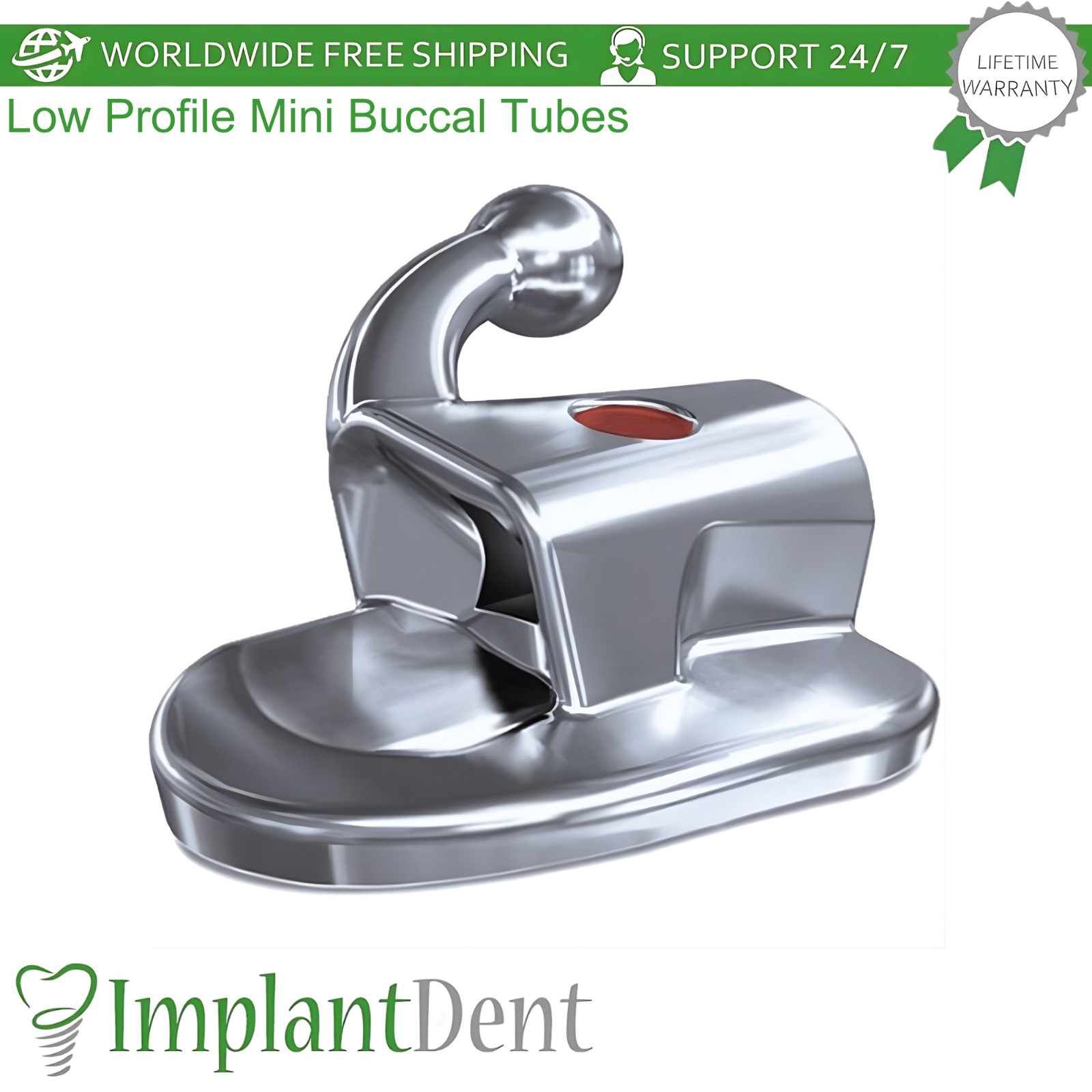 Low Profile Mini Buccal Tubes Holding 0rthodontic Archwires MBT Dental System