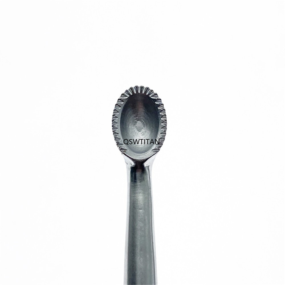 Orthopedics Bone Curette Bone Spoon with teeth Orthopedics surgical Instruments