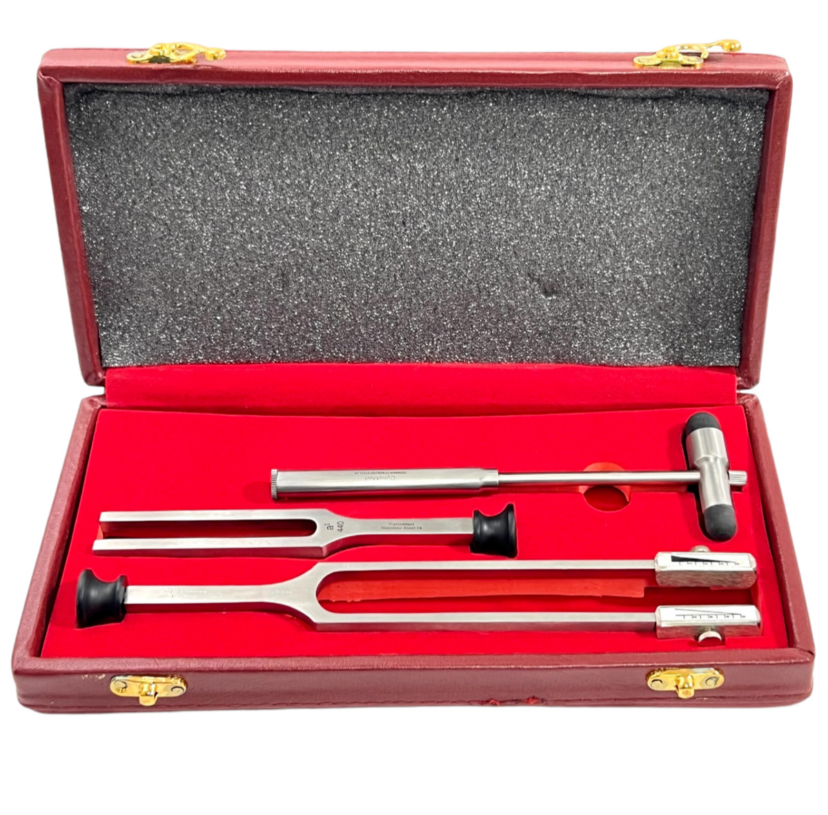 New German Rydel Seiffer Tuning Fork Set of 3 Neurology ENT Surgical Instruments