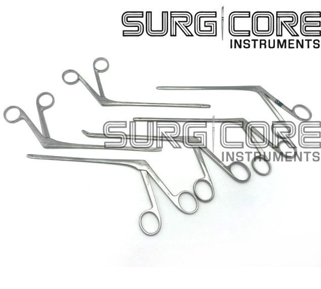 Basic Surgical 6 Pcs Codman Pituitary Rongeurs surgical instrument set