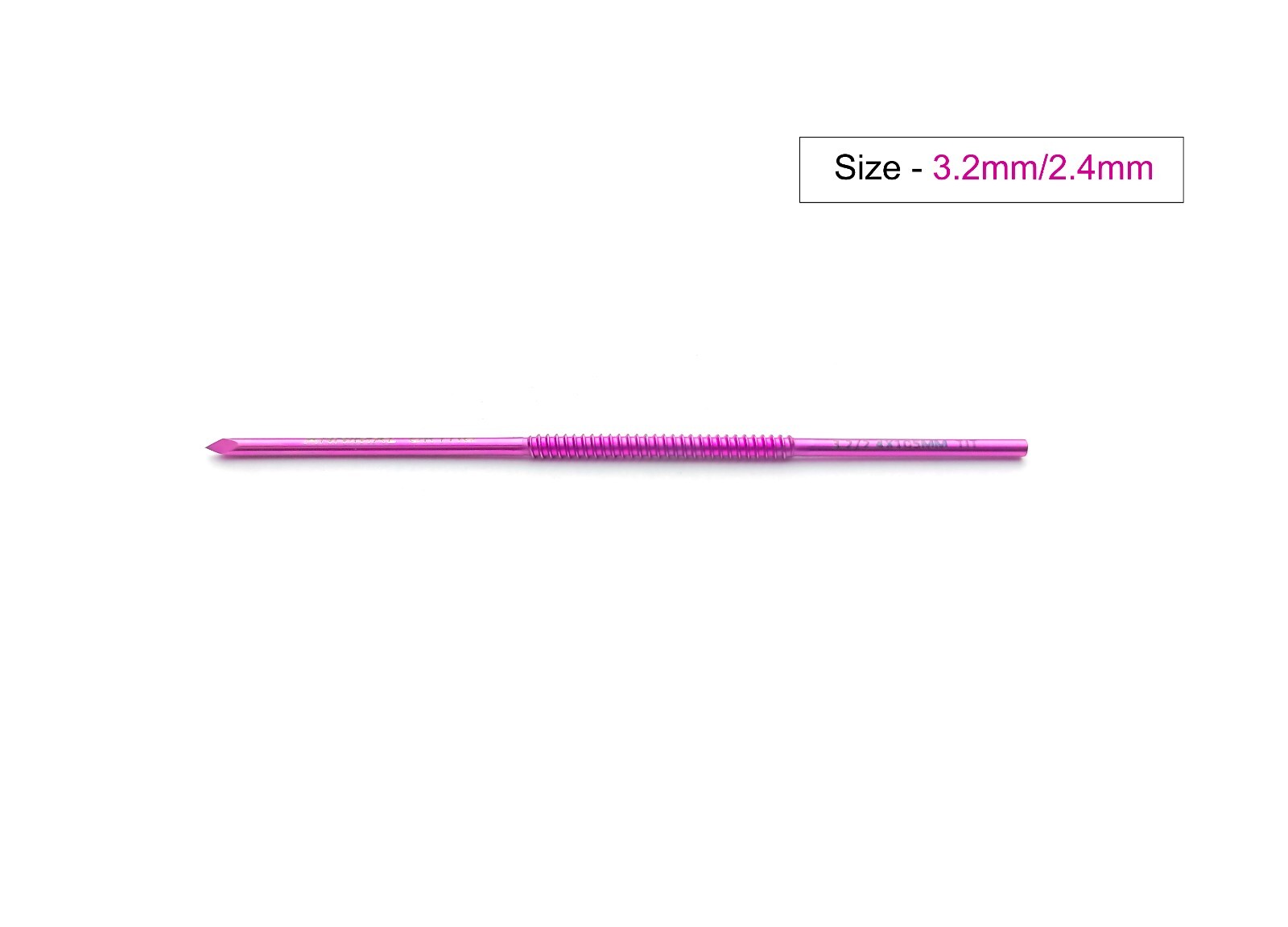 Steinmann Pin Center Threaded Titanium veterinary