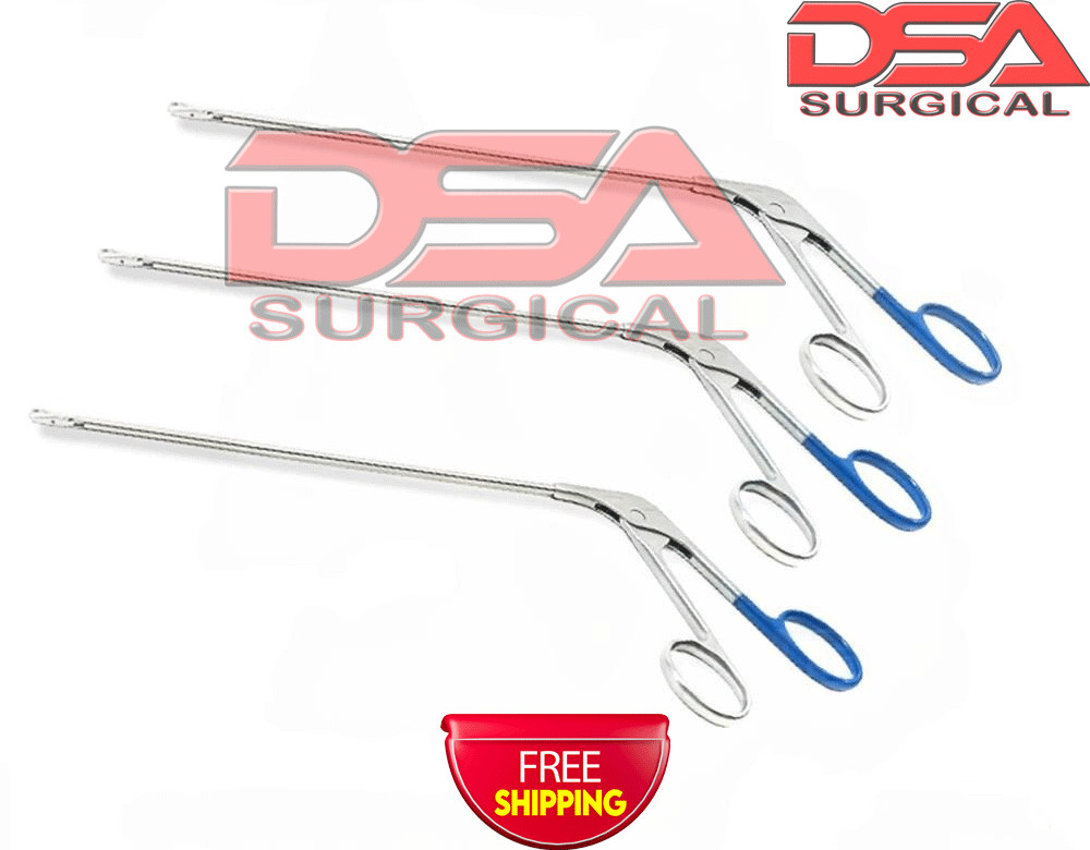 Grasping Forceps & Scissors insulated for Endoscopic Facelift Surgery