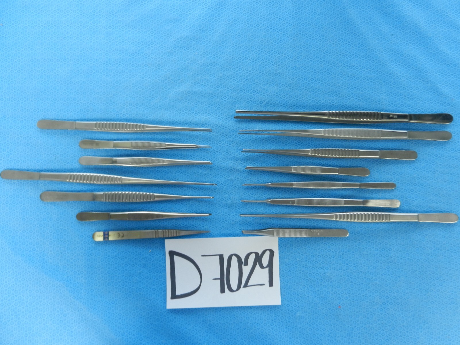 D7028 Pilling V. Mueller Jarit Straight Surgical Forceps Lot of 15 12-25.5cm