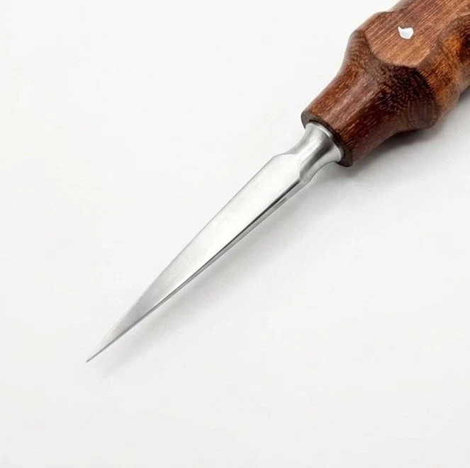 Orthopedic Bone Awl Straight Fibre Handle Veterinary Surgical Instrument