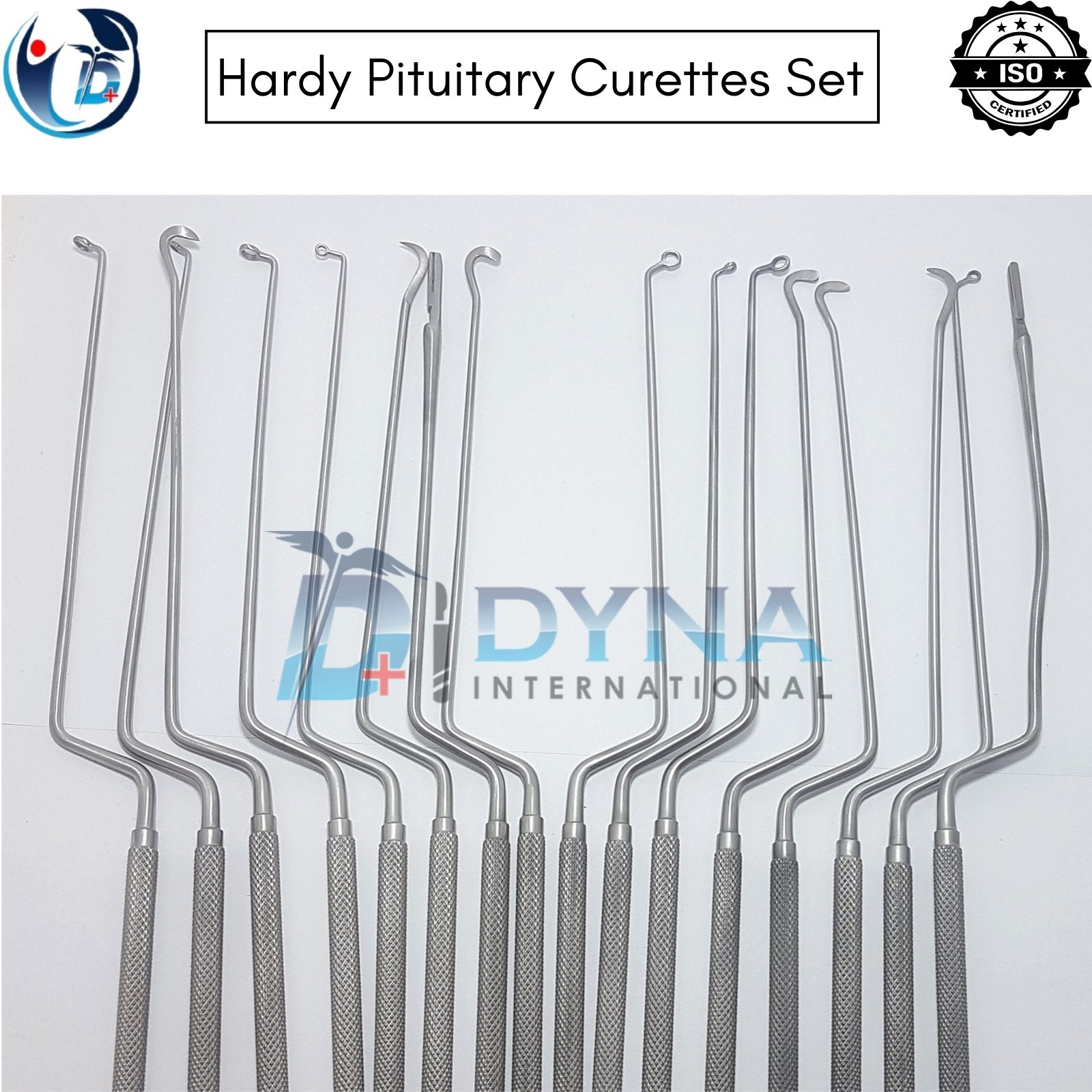 Hardy Pituitary Neuro Curettes Set Of 16 Surgical Instruments Transsphenoidal CE