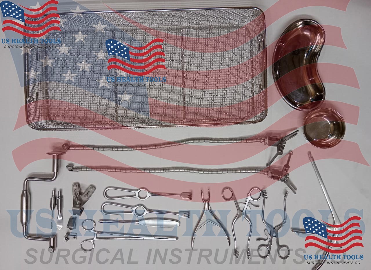 Cranial Set Tray Instruments For General Neurosurgery