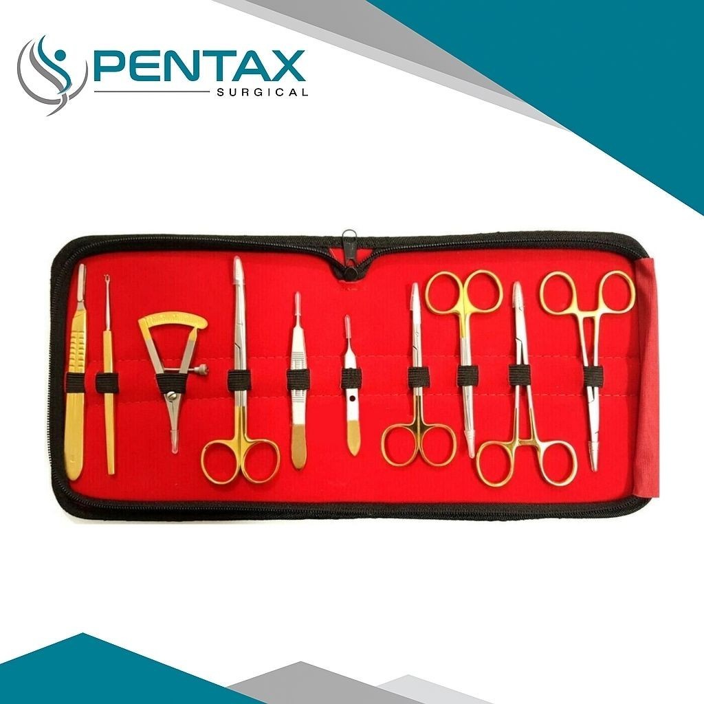 Blepharoplasty Kit,Plastic Surgery High Quality Instruments Kit Set of 10 PCS