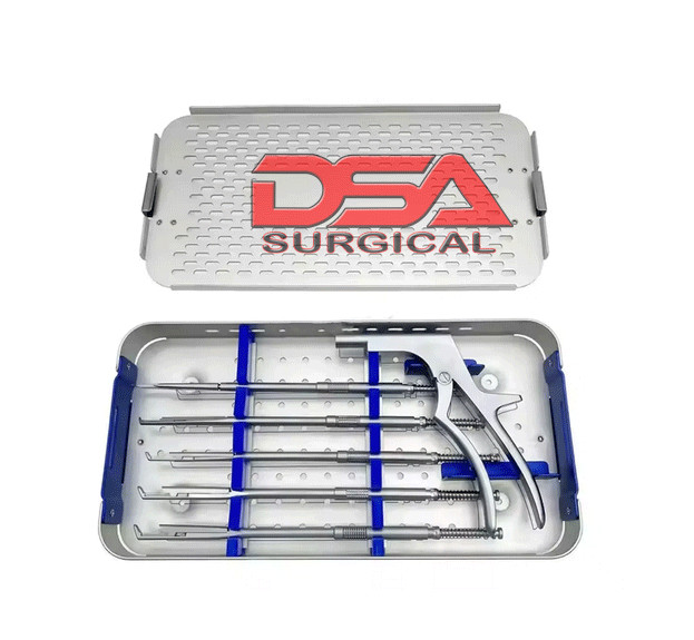 Interlaminar Kerrison Rotating Rongeur Set Spine Surgery Orthopedic Instruments