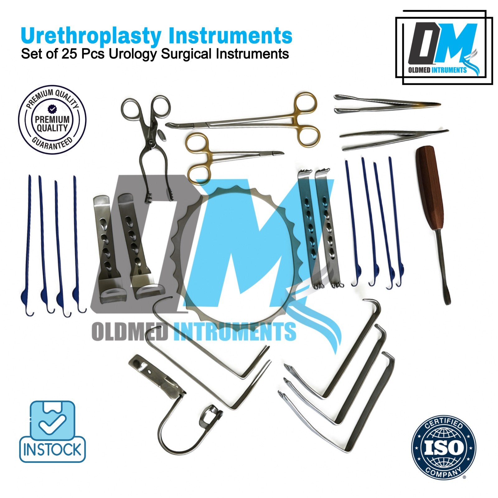 Urethroplasty Instrument Set – 25 Pcs Urology Surgical Instruments