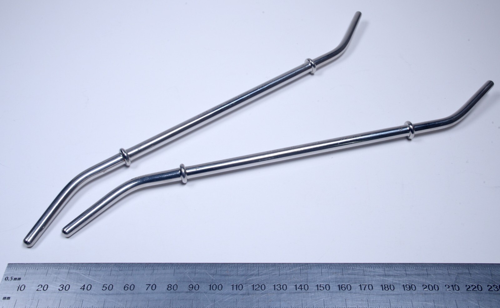 2x Pilling #752382 Hank Uterine Dilators Double Ended Stainless Steel Surgical