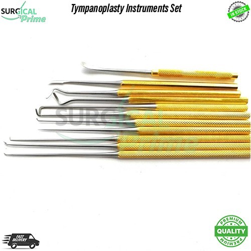 Tympanoplasty Instruments Set of 30 Pcs ENT Micro Ear Surgery German Quality