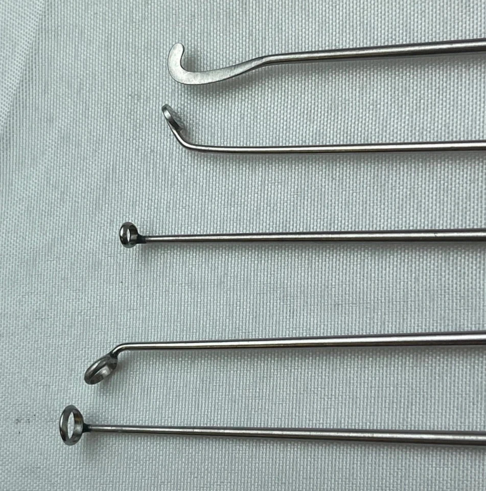 Set of 18 Codman Mizuho Aesculap Transsphenoidal Dissector Instrument Set w Case