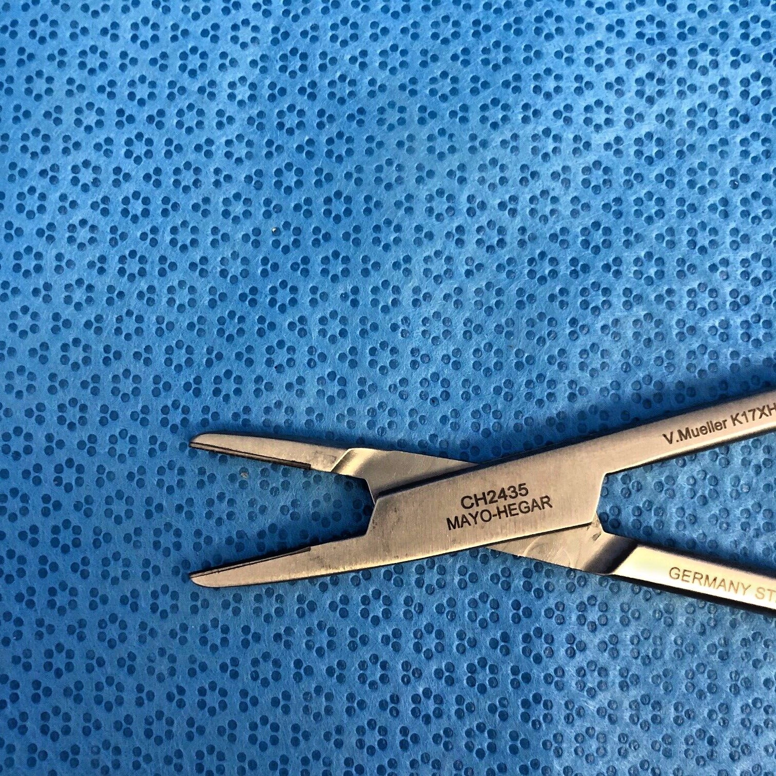 V. Mueller CH2435 Vital Mayo Hegar Needle Holder TL 11 3/4″ Orthopedic