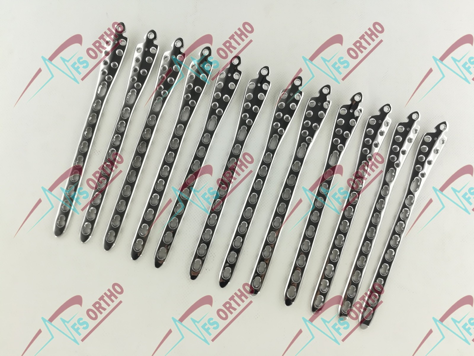 Dïstal TïbIa Locking 4 to 12 Hole Plates L& R (18 Pcs) Stainless Steel 316L