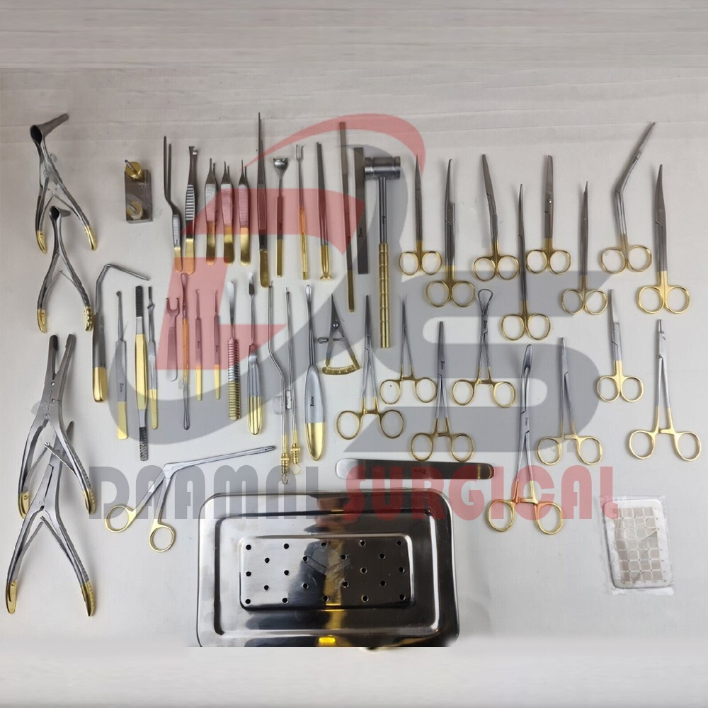 Nose Surgery & Plastic Surgery Instruments Rhinoplasty Set of 53 Piece Tools Kit