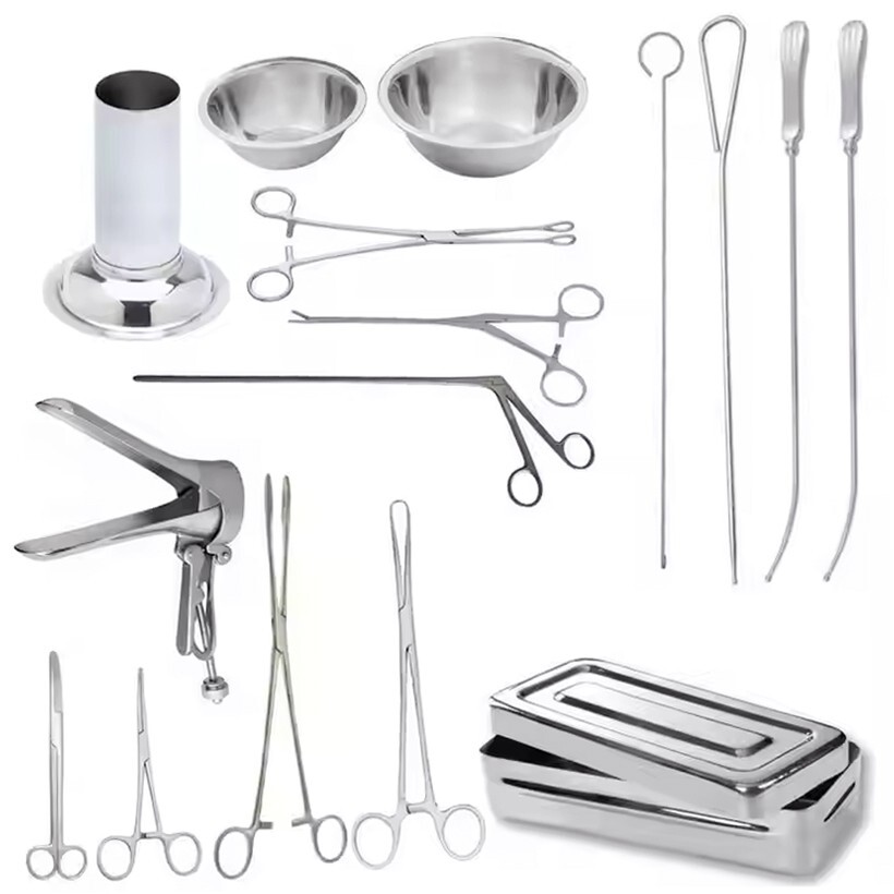 IUD Intrauterine Device Surgery, Set Surgical Instruments 16 Pcs